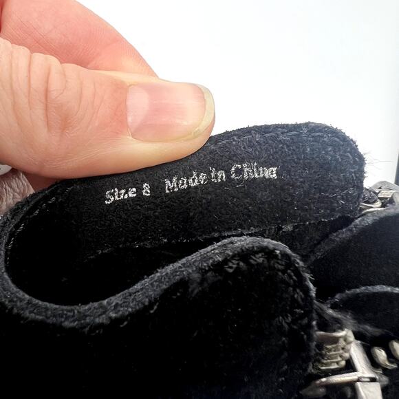 DV DOLCE VITA LANIE BOOTIE NWOB Size 8 Black Suede - Picture 6 of 6